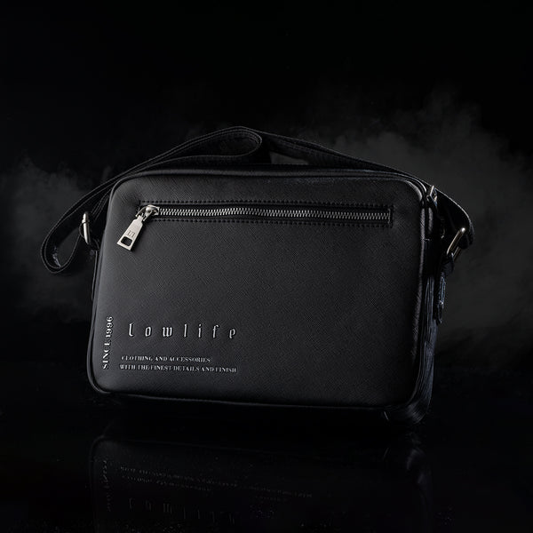 Double Sided - Messenger Bag | Black