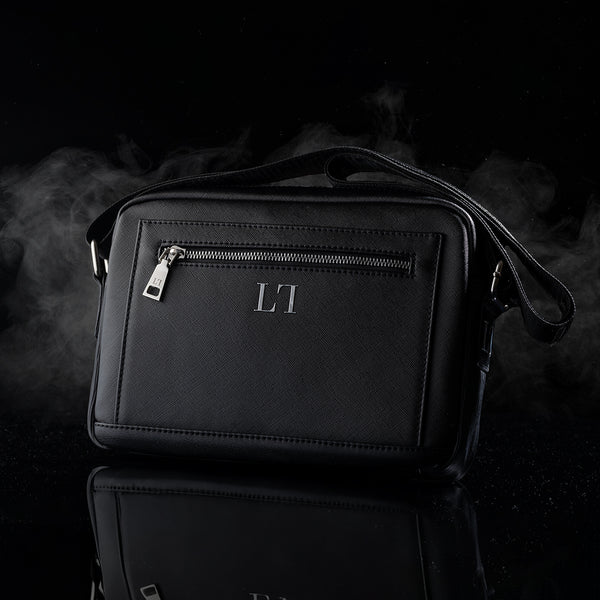 Double Sided - Messenger Bag | Black